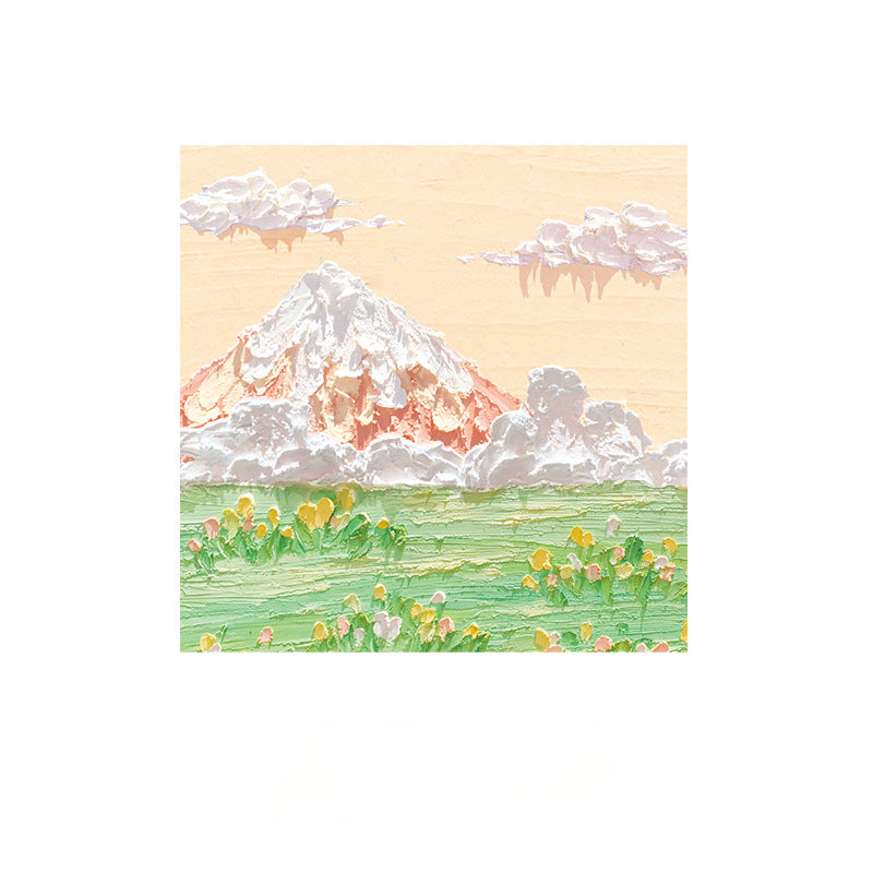 Wholesale Landscape Oil Painting Paper Sticky Notes